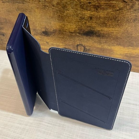 Mignova Slim Case Synthetic Leather Folio Book Cover Case with Card Pocket - Picture 3 of 11